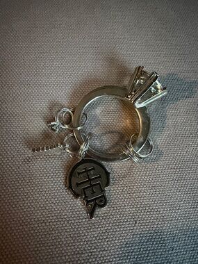 Charm Ring Key Chain